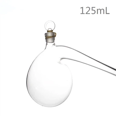 لیبارٹری 250ml 500ml Borosilicate Glass Retort Flask with Ground-in Glass Stopper اور Tube
